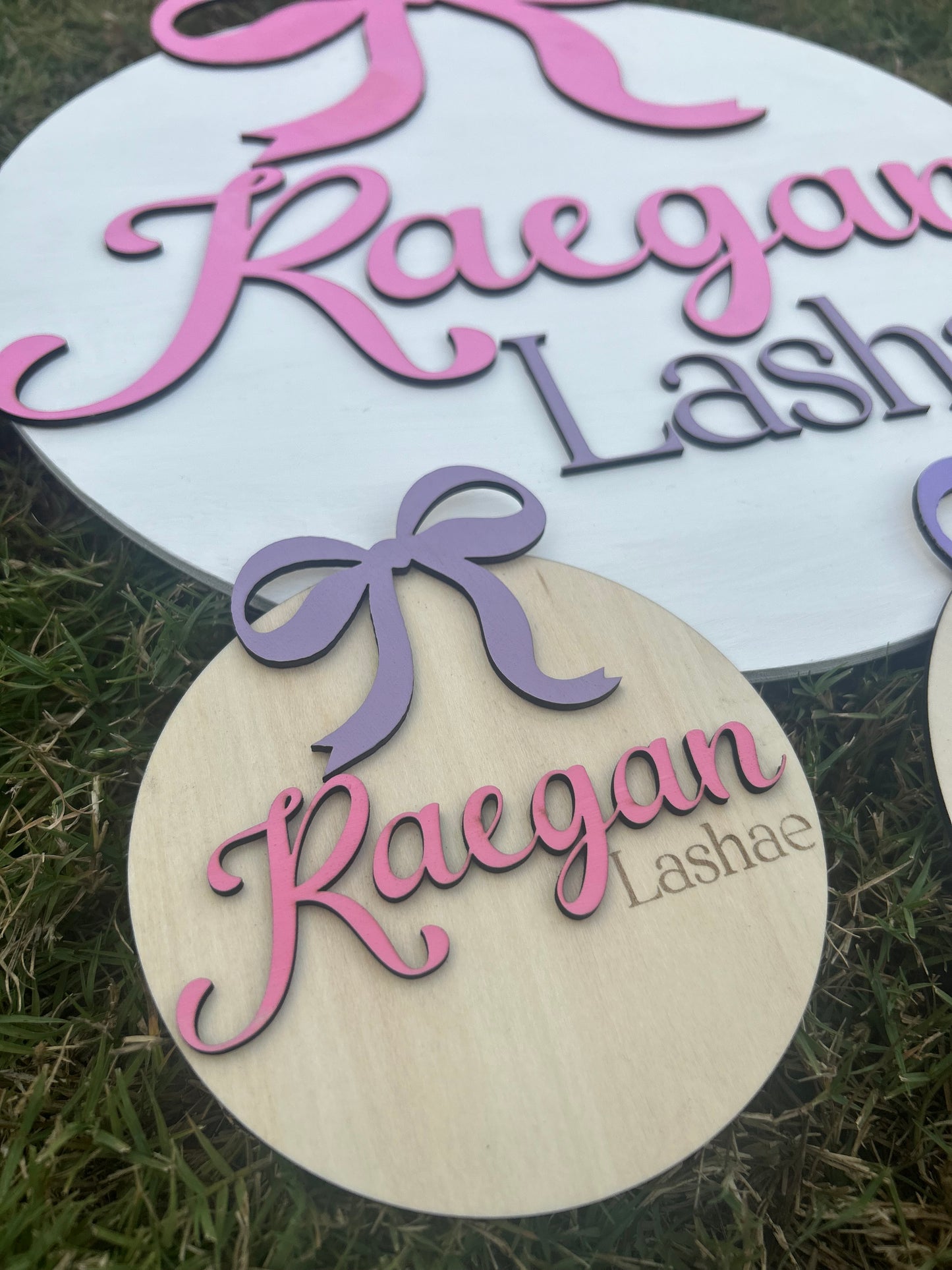 Custom Baby Wood Name Signage