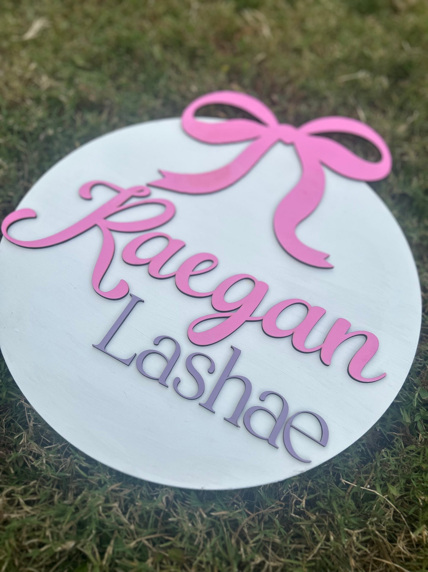 Custom Baby Wood Name Signage