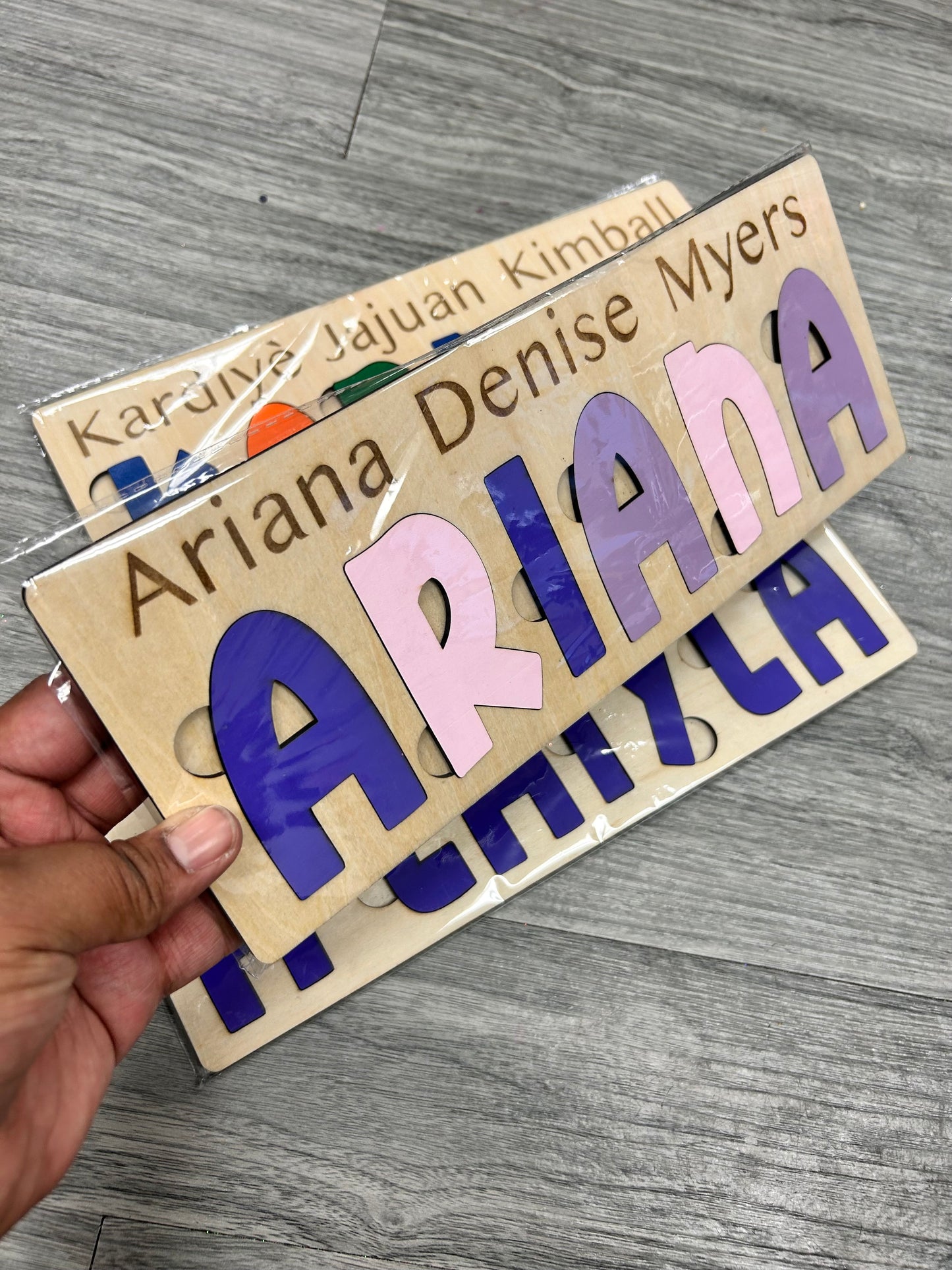 Custom Wood Name Puzzle