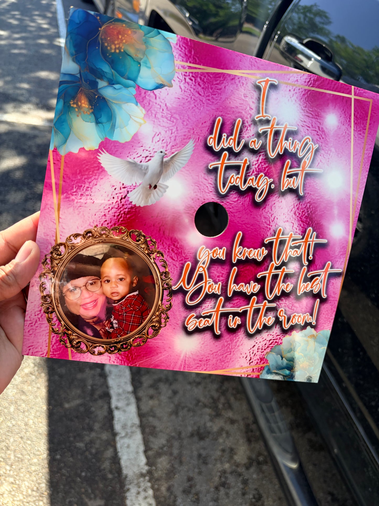 Custom Sublimation Graduation Cap Topper