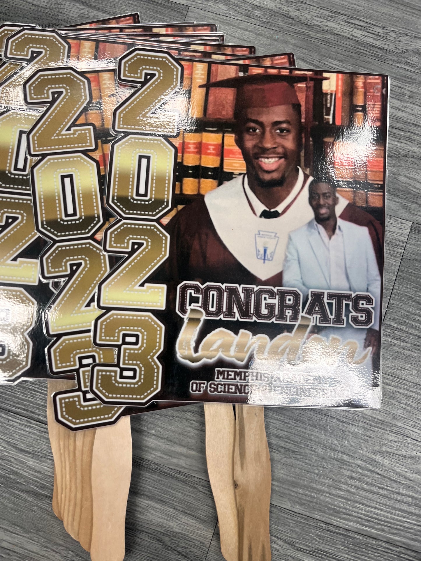 Custom Graduation Hand Fans