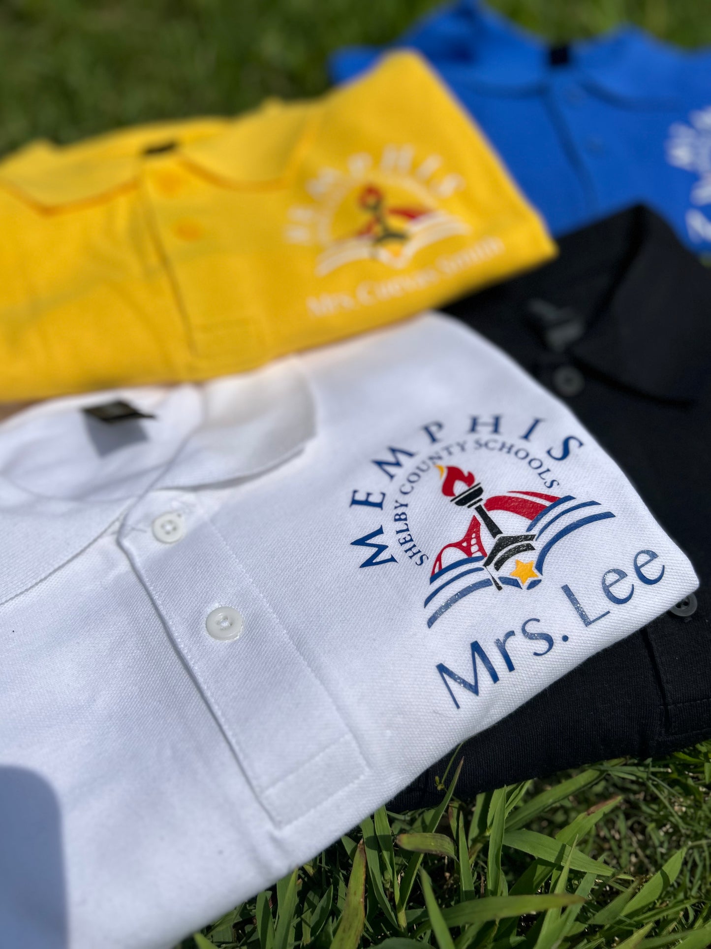 MSCS Polo Shirts with Custom Name/ Title