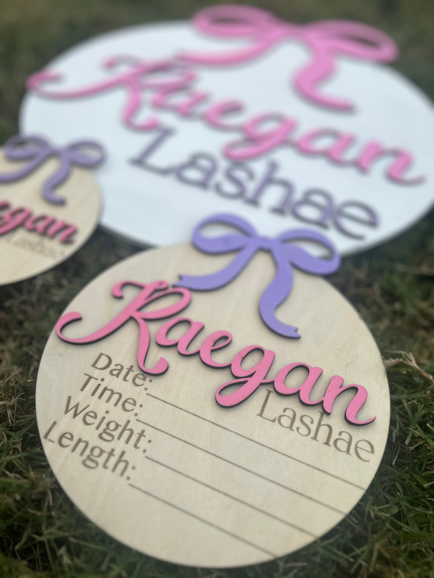Custom Baby Wood Name Signage