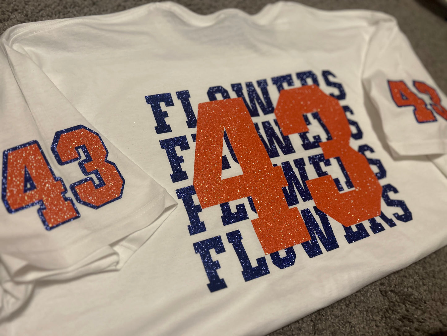 Custom Football Player T-Shirt