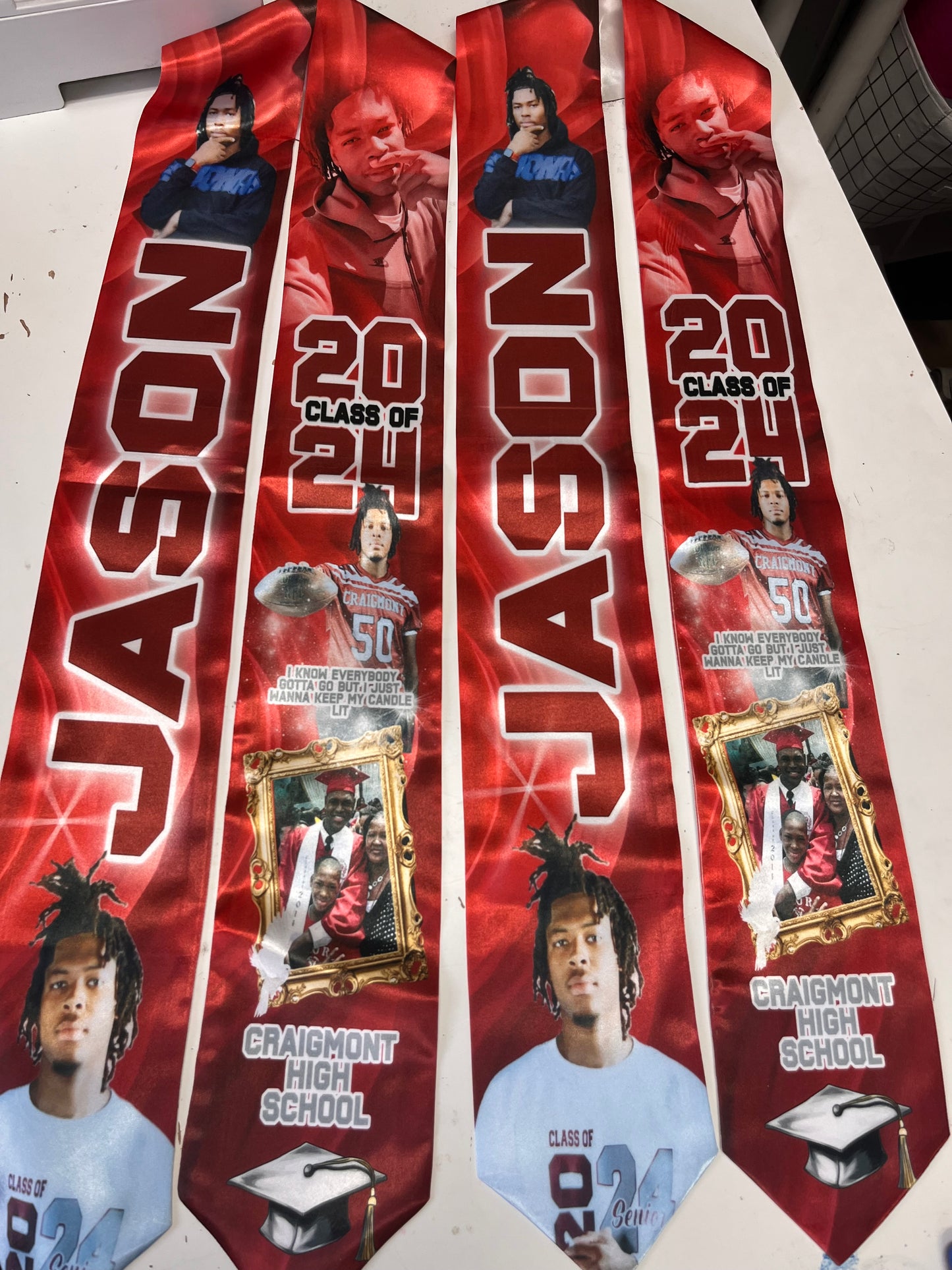 Custom Graduation Stole