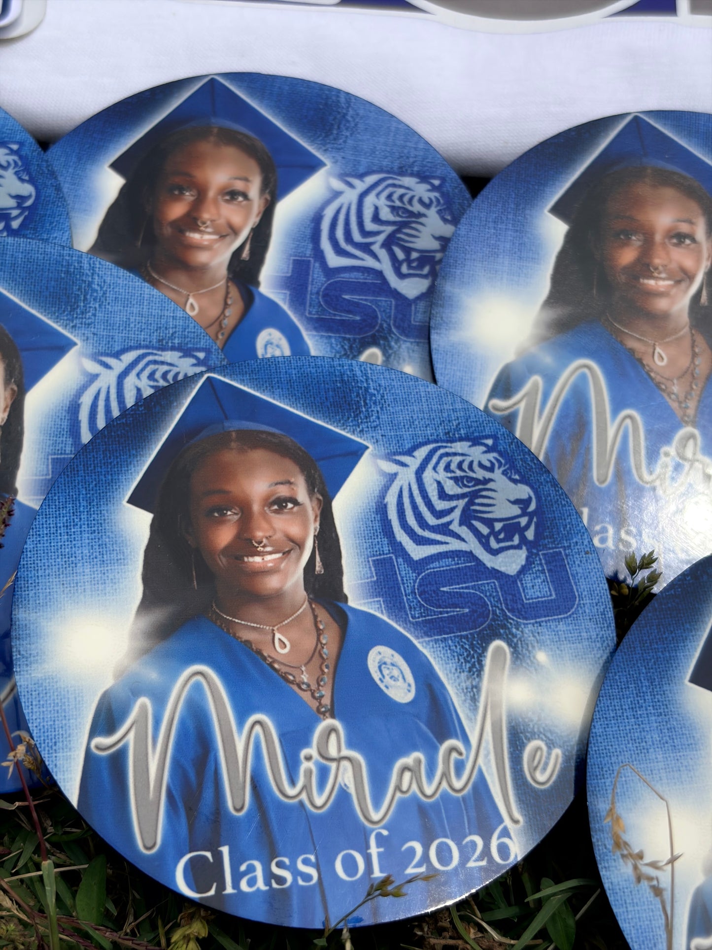 Custom Graduate Button