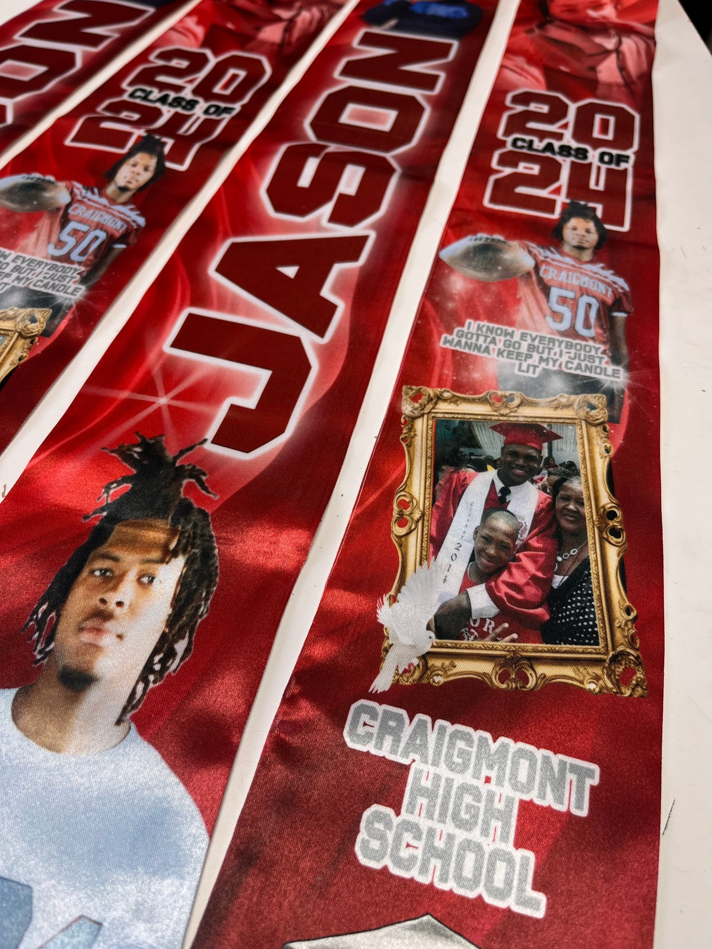 Custom Graduation Stole