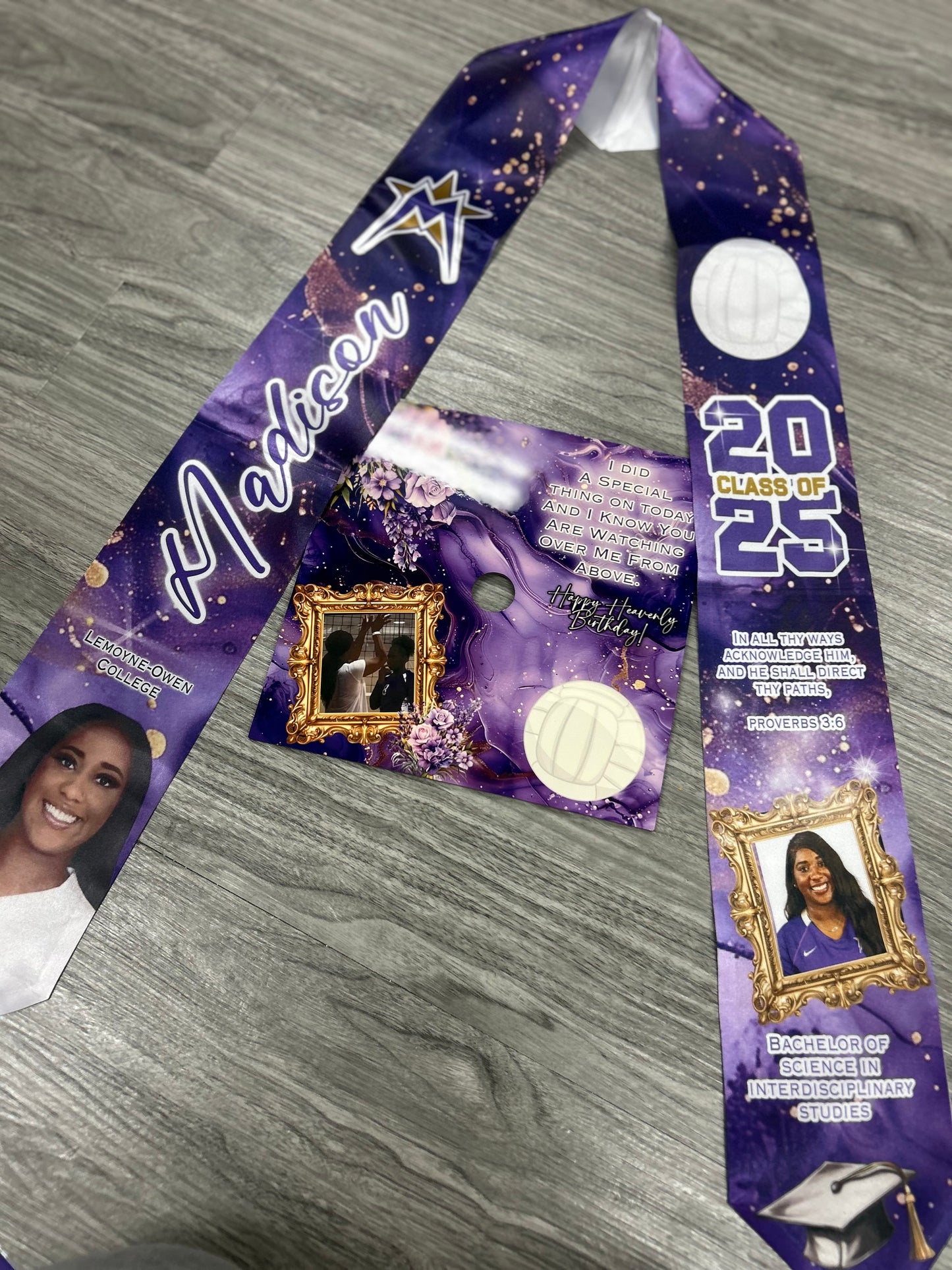 Custom Graduation Stole