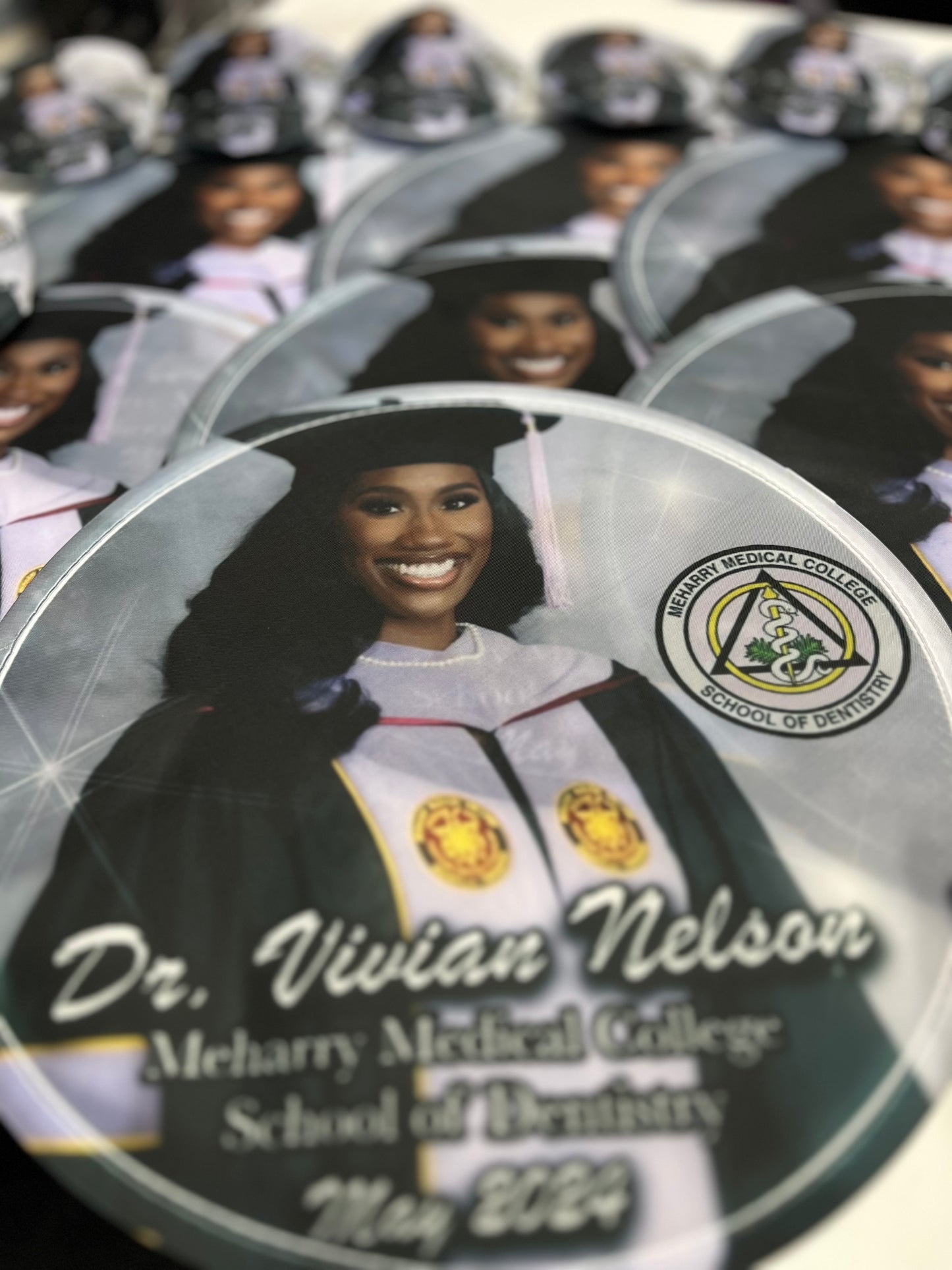 Custom Foldable Graduation Fans