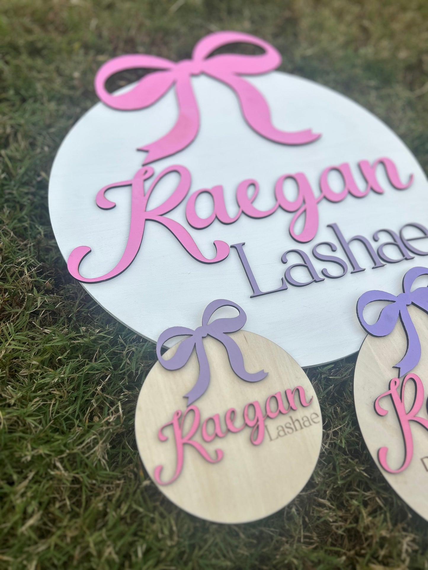 Custom Baby Wood Name Signage