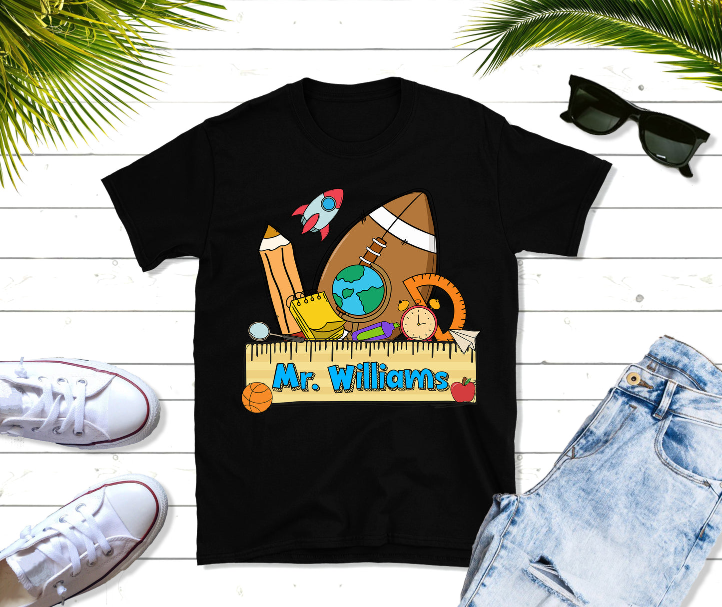 Custom Teacher Name T-Shirt