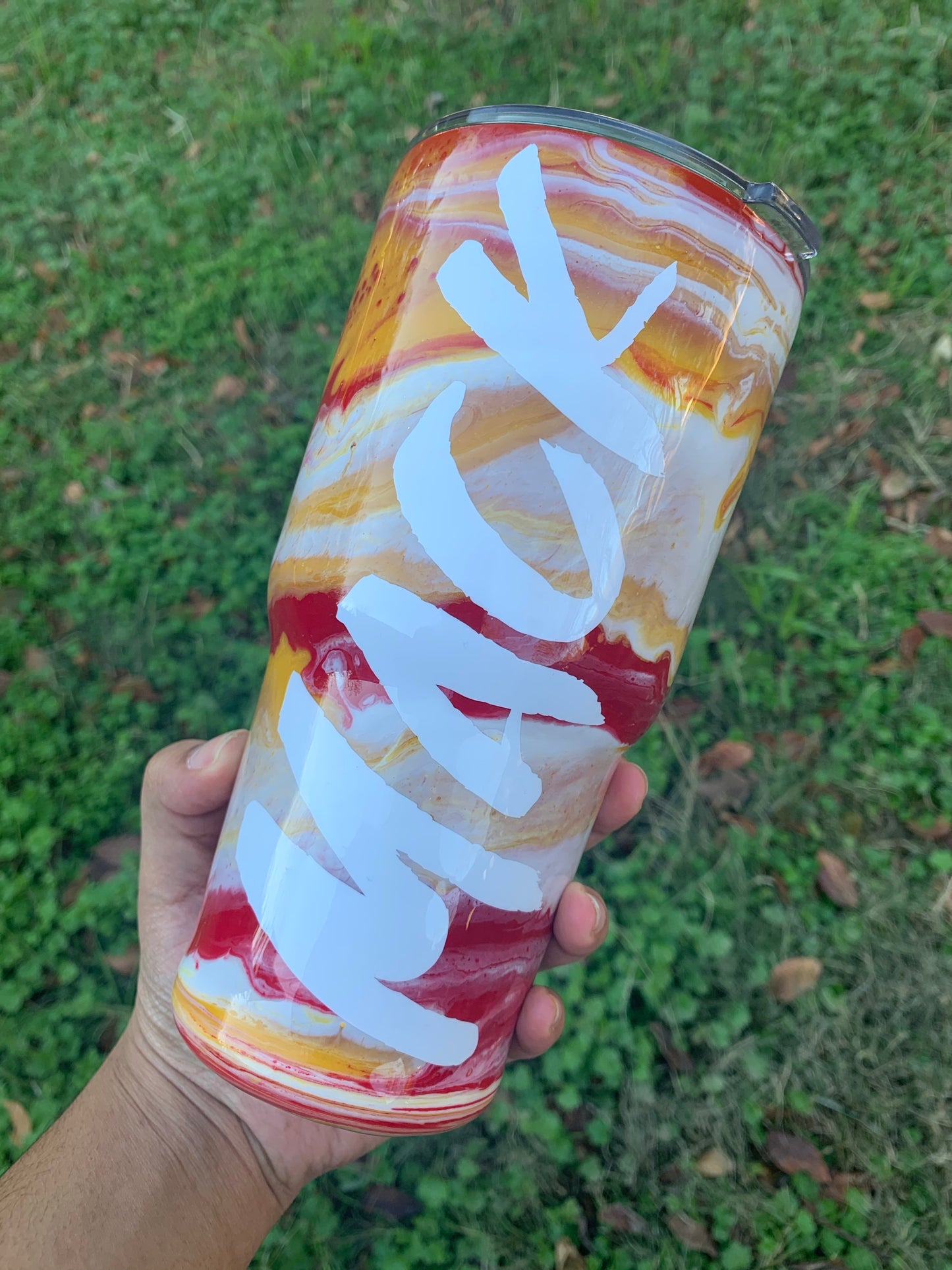 Custom Epoxy Stainless Steel Tumbler