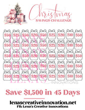 Load image into Gallery viewer, Christmas Savings Challenge Digital Download
