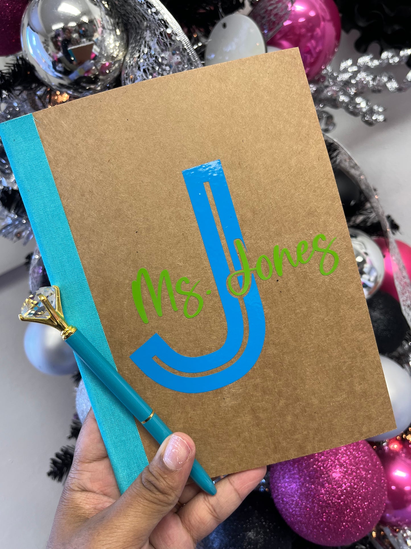 Custom Notebook Gift Set w/ Diamond Pen