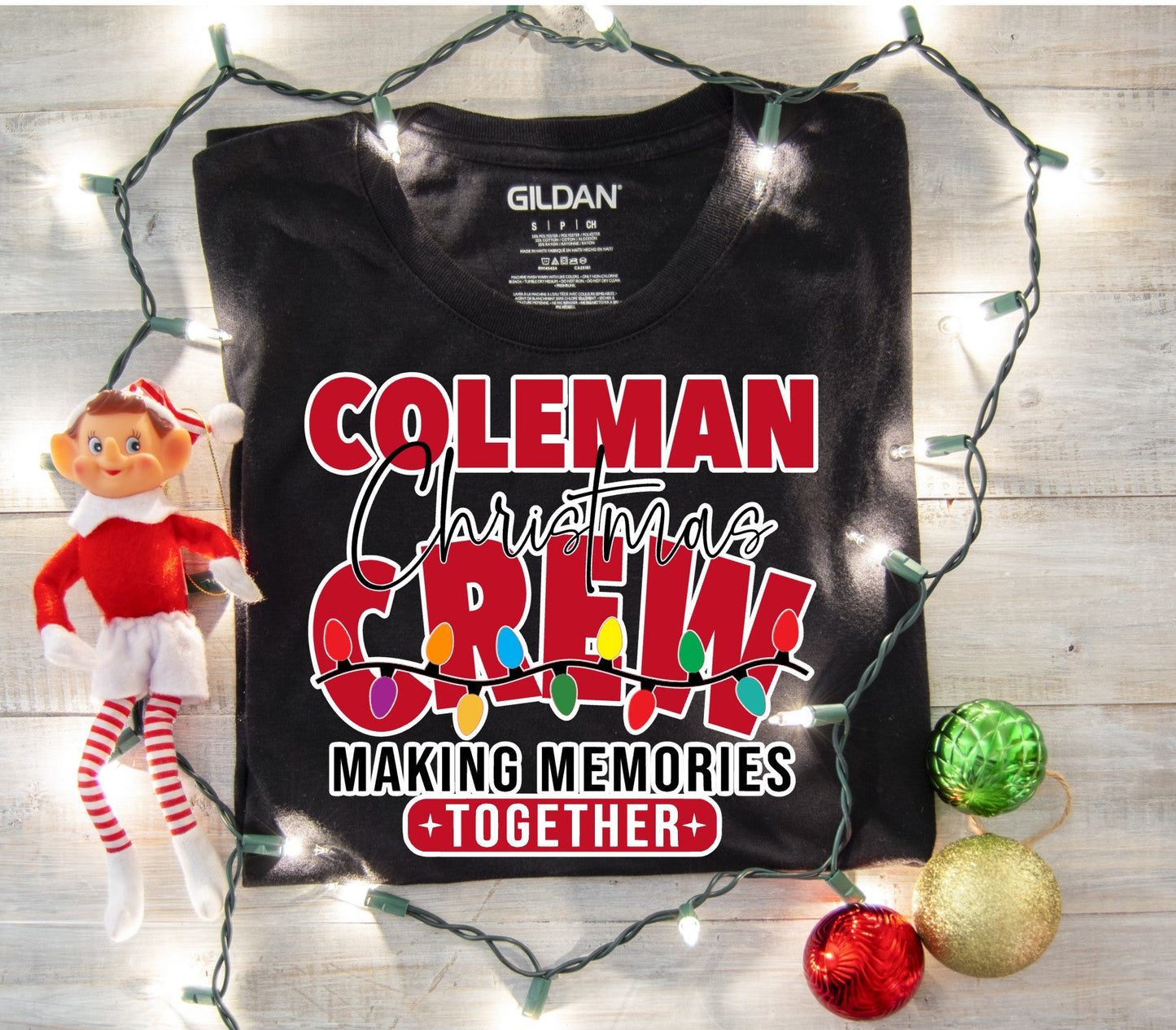 Custom Family Christmas Crew Shirts