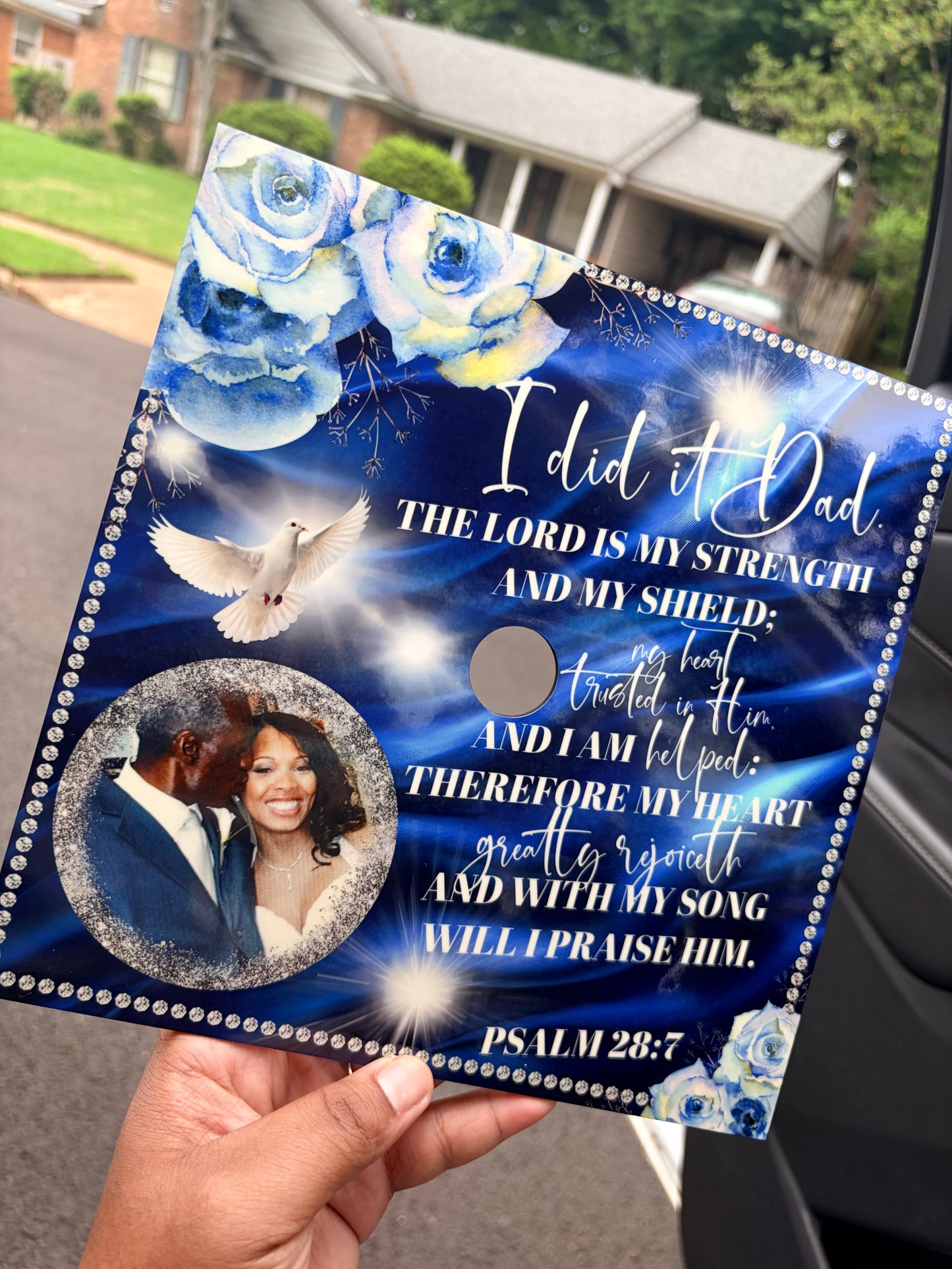 Custom Sublimation Graduation Cap Topper