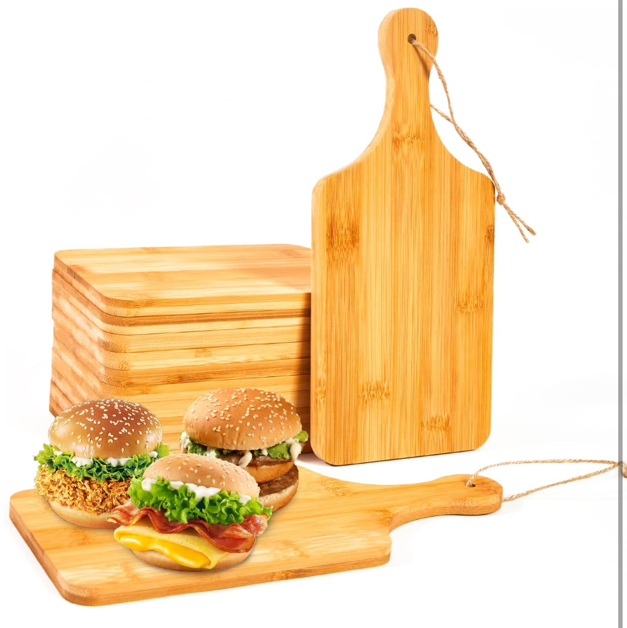 Custom Laser Engraved Mini Cutting Boards w/ Business Information