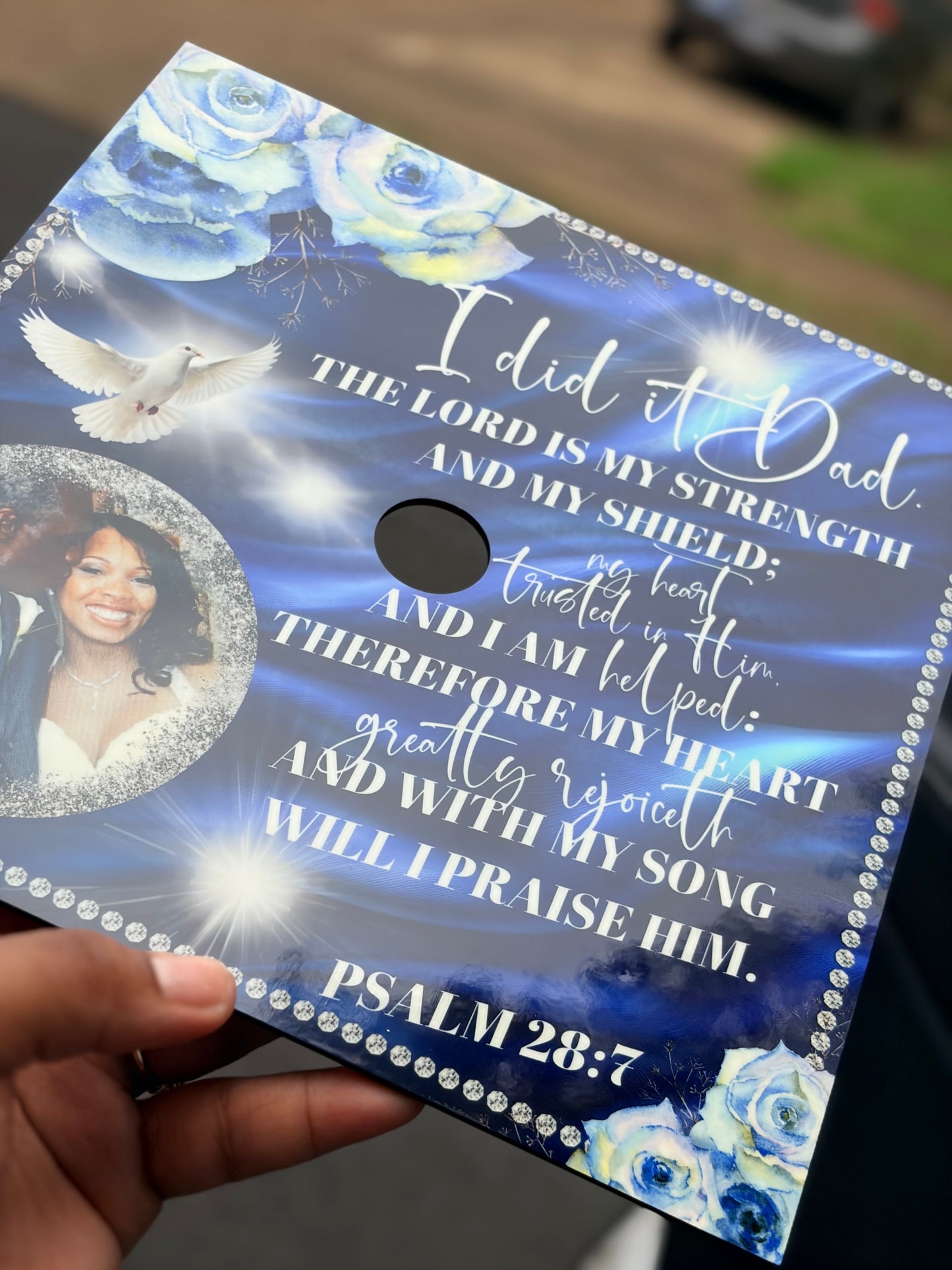 Custom Sublimation Graduation Cap Topper