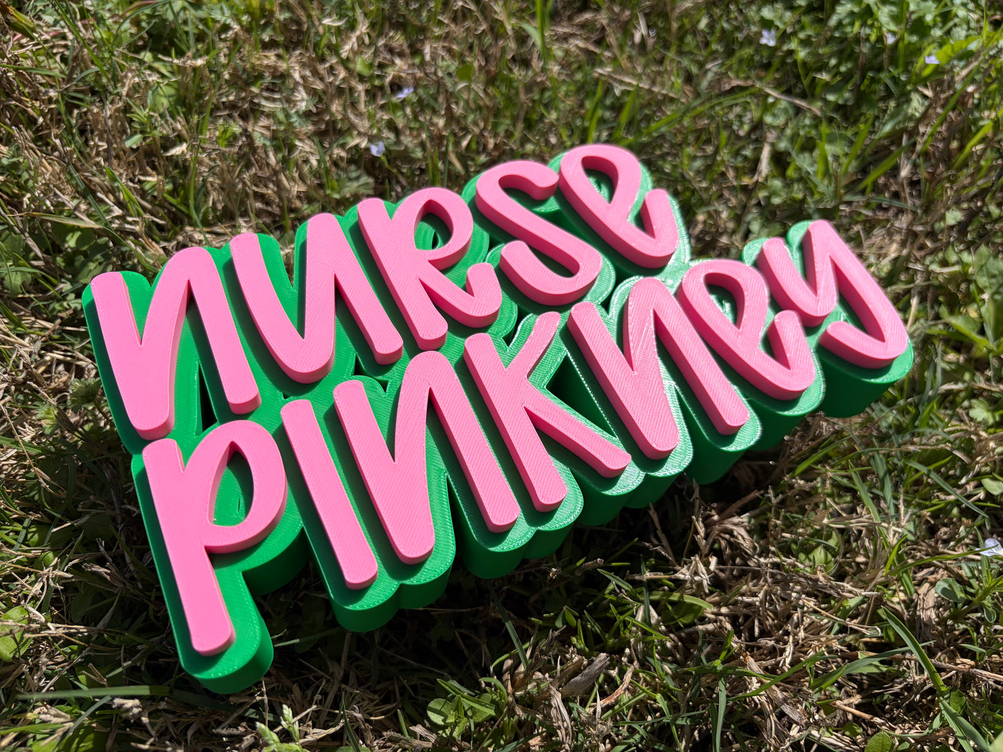 3D Printed Desktop Name Plate