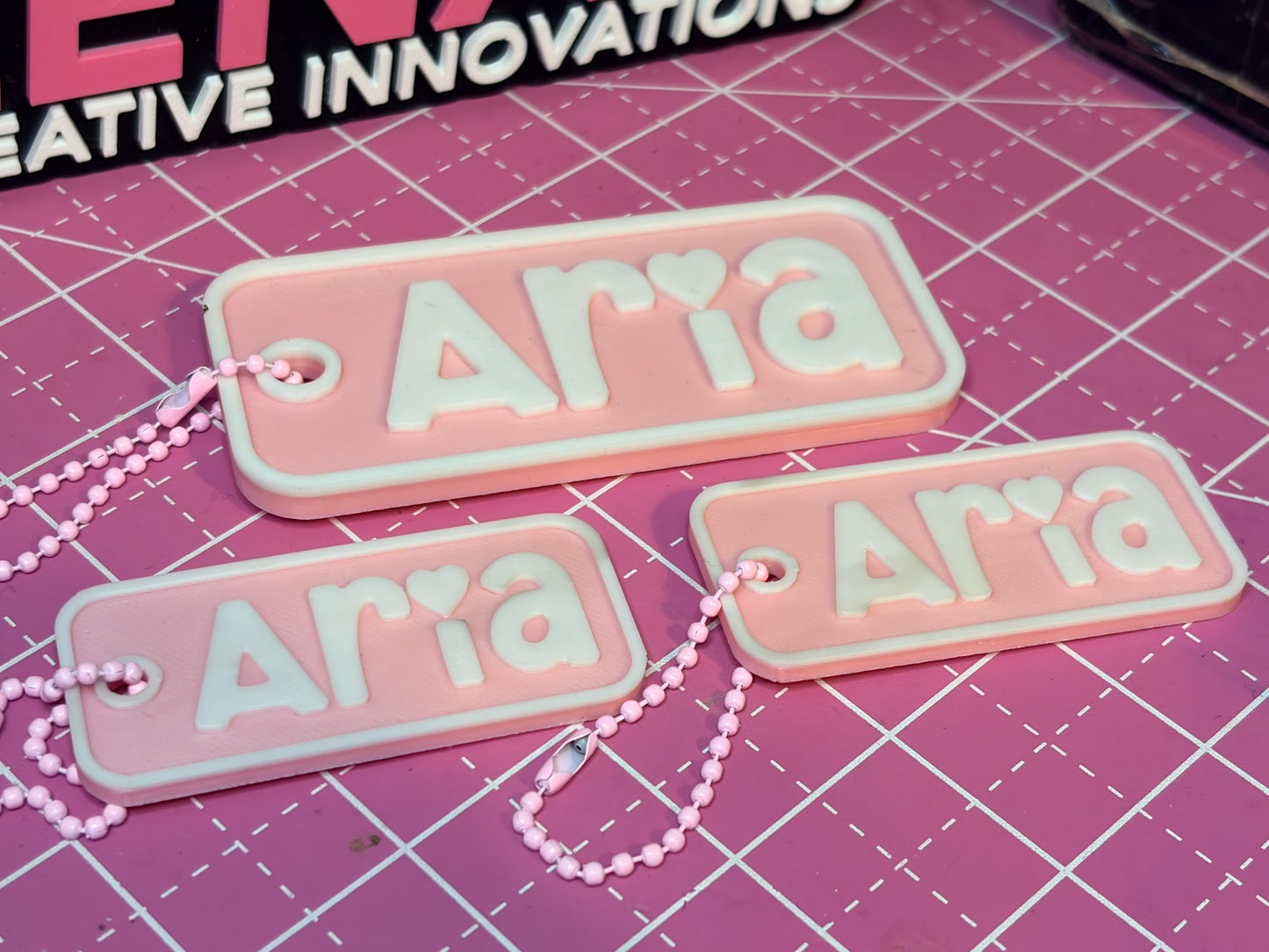 Custom 3D Printed Tags