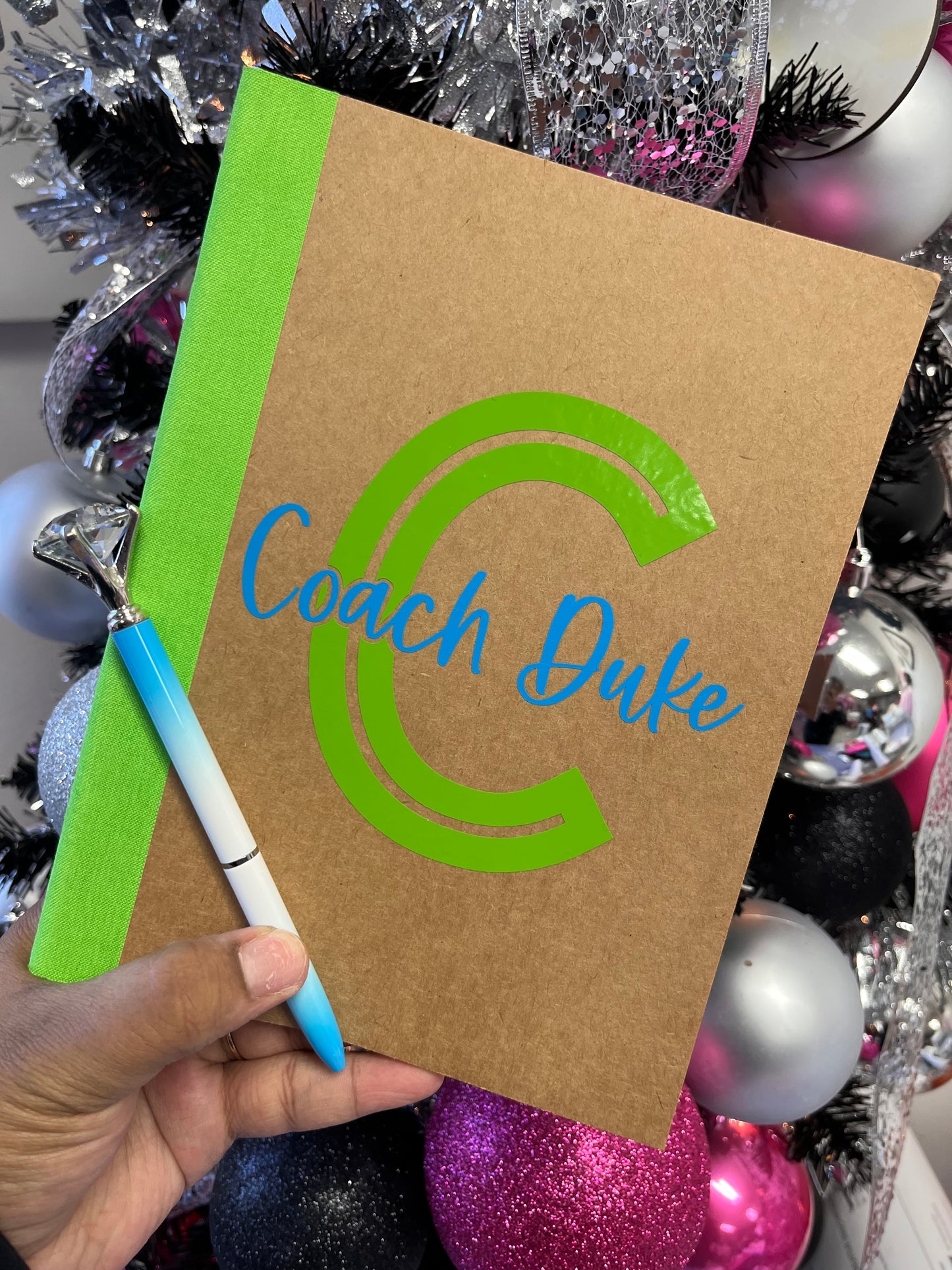 Custom Notebook Gift Set w/ Diamond Pen