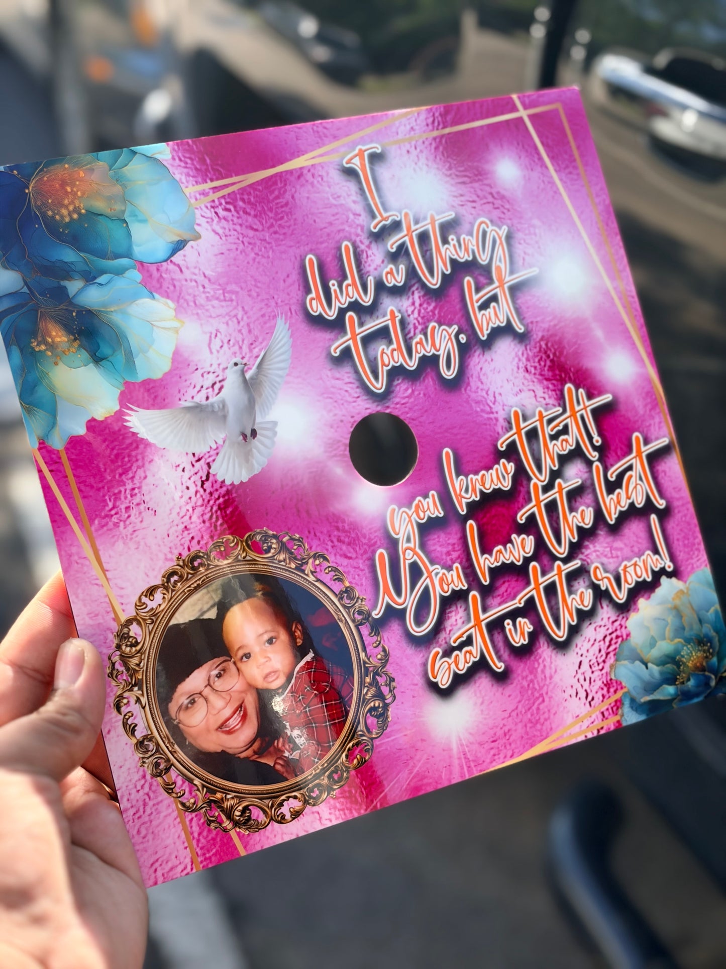 Custom Sublimation Graduation Cap Topper