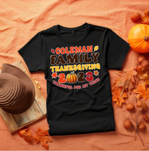 Load image into Gallery viewer, Custom Family Thanksgiving Shirts
