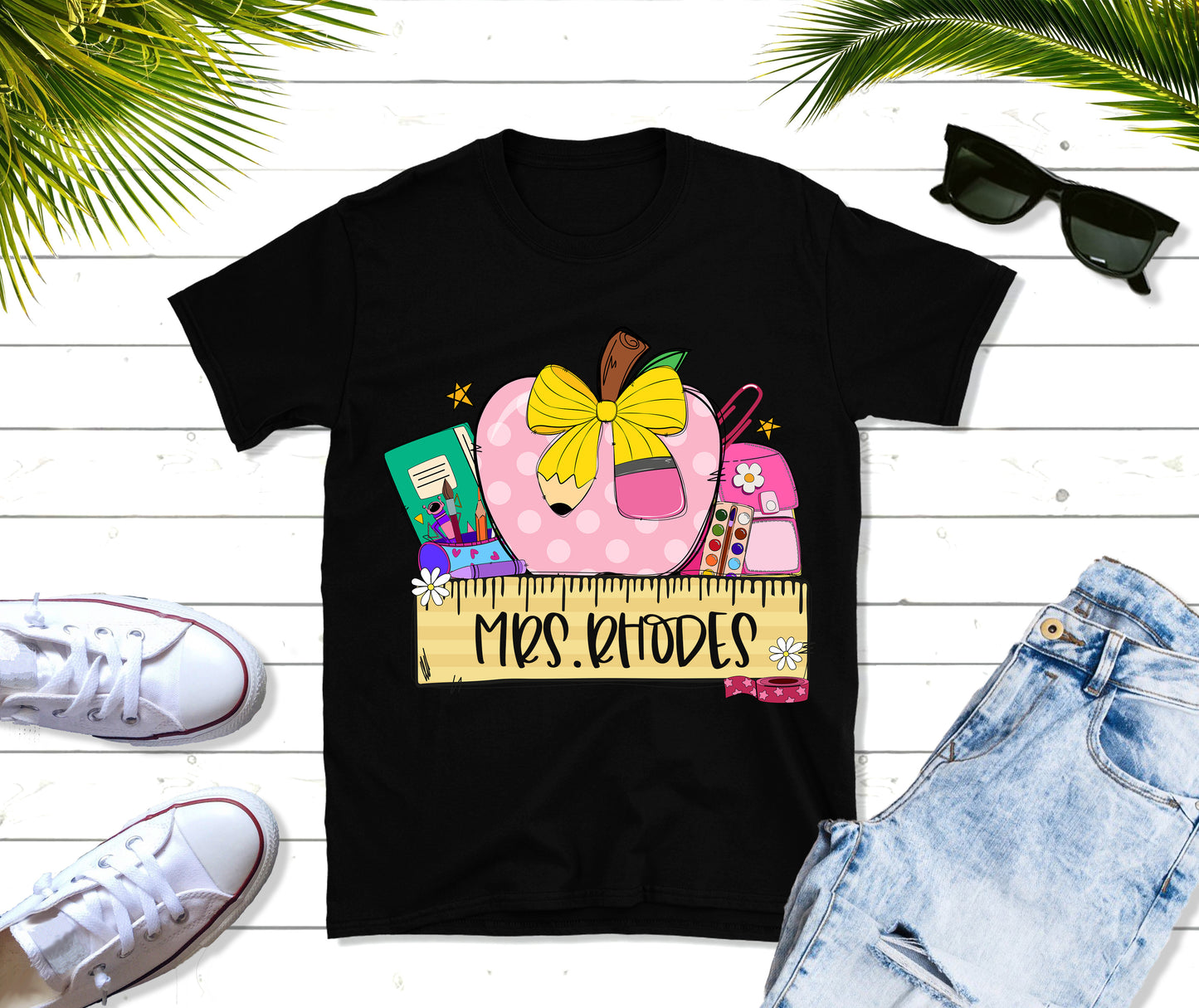 Custom Teacher Name T-Shirt