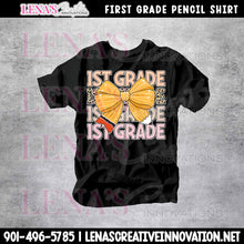 Load image into Gallery viewer, Custom Grade Pencil Bow Shirt
