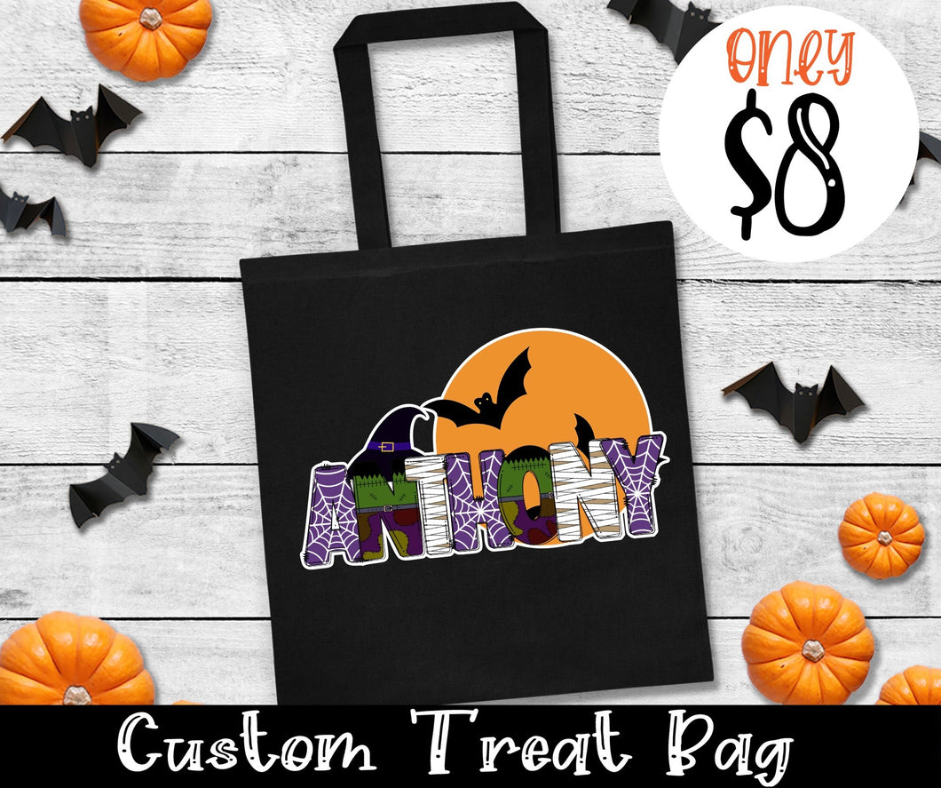 Custom Halloween Treat Bag