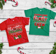 Load image into Gallery viewer, Custom Family Christmas Crew 2023 Shirts
