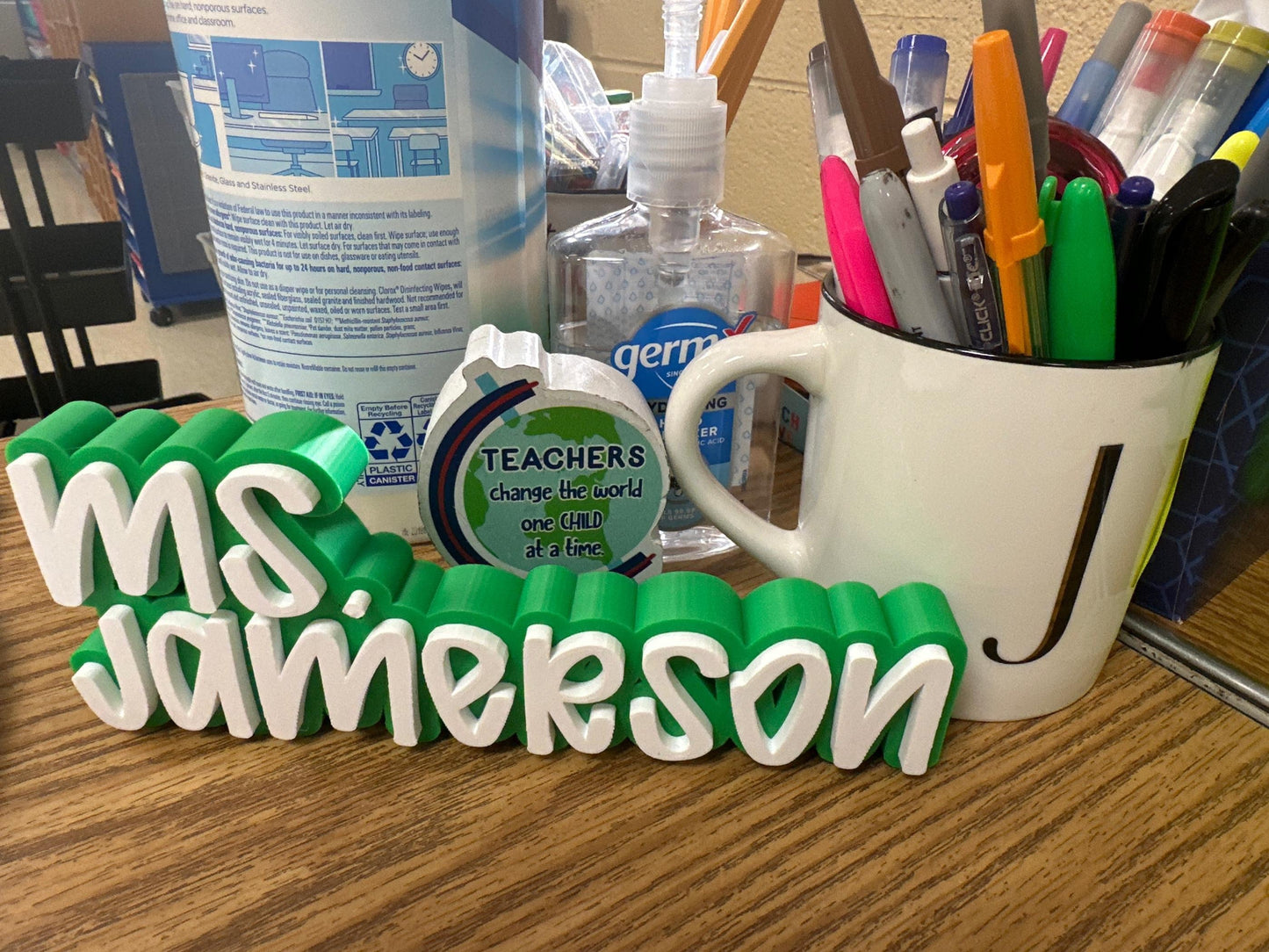 3D Printed Desktop Name Plate