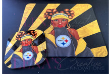 Load image into Gallery viewer, NFL Girl Inspired Mousepad &amp; Coaster Gift Set
