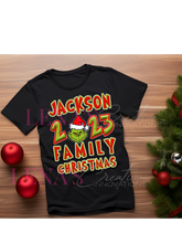 Load image into Gallery viewer, Custom Grinch Family 2023 Shirts
