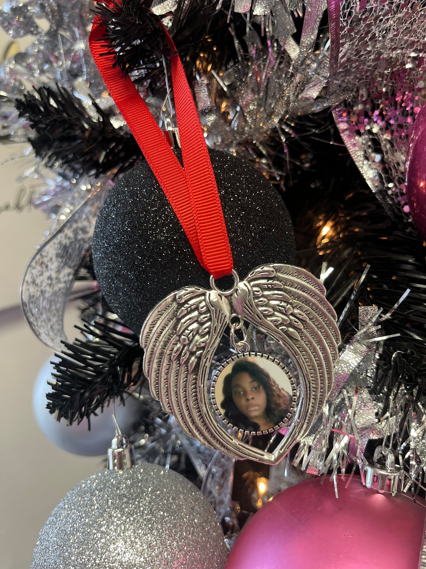 Custom Photo Wing Ornament