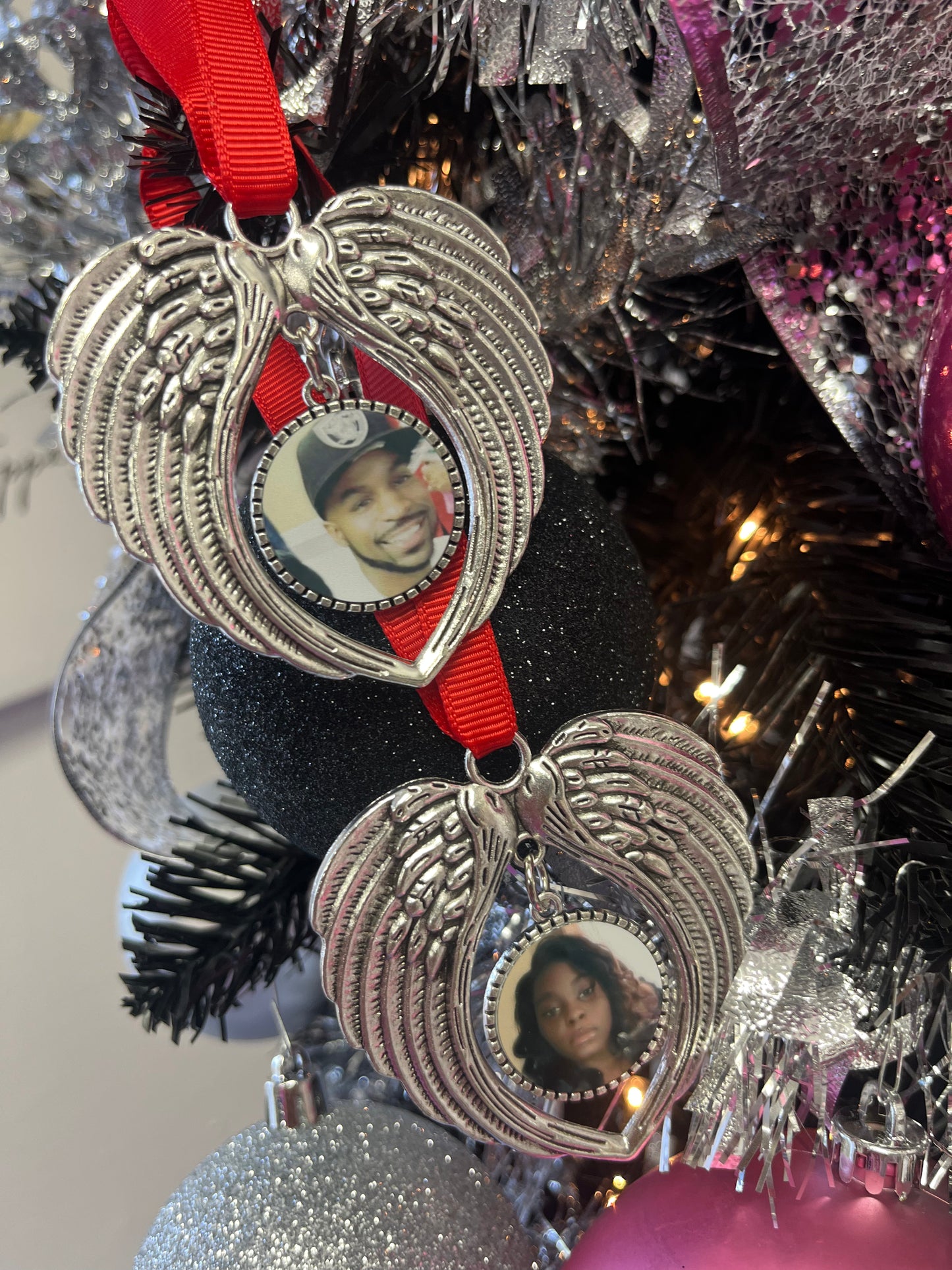 Custom Photo Wing Ornament