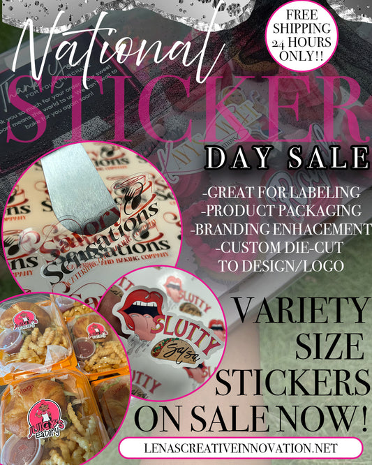 National Sticker Day Sale