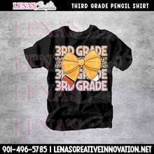 Load image into Gallery viewer, Custom Grade Pencil Bow Shirt
