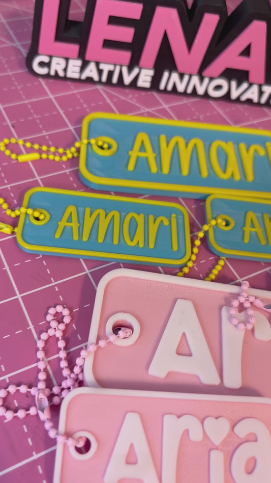 Custom 3D Printed Tags