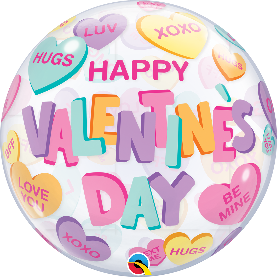 Valentine Candy Heart Balloon