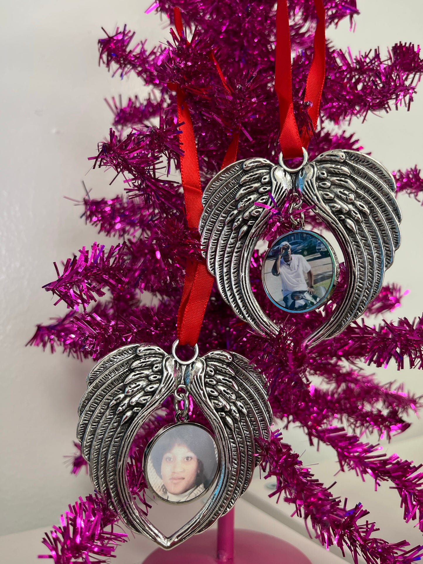 Custom Photo Wing Ornament