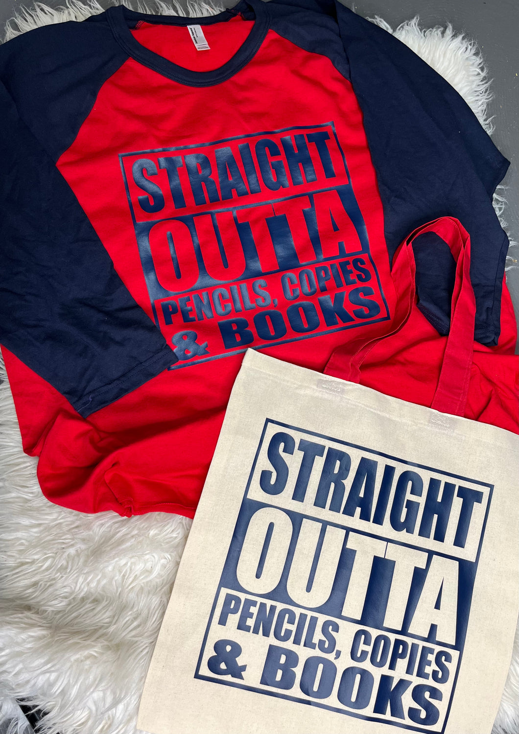 Straight Outta Pencils, Copies, & Books Set