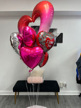 Load image into Gallery viewer, Helium Jumbo Love Balloon Bouquet
