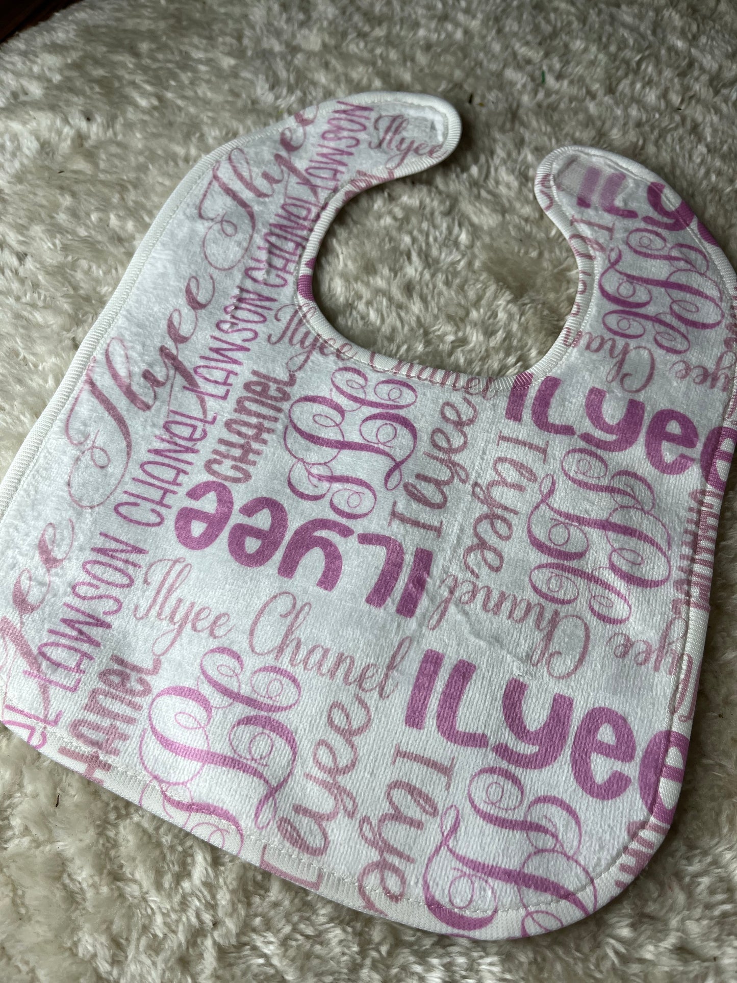 Custom Sublimation Baby Bib