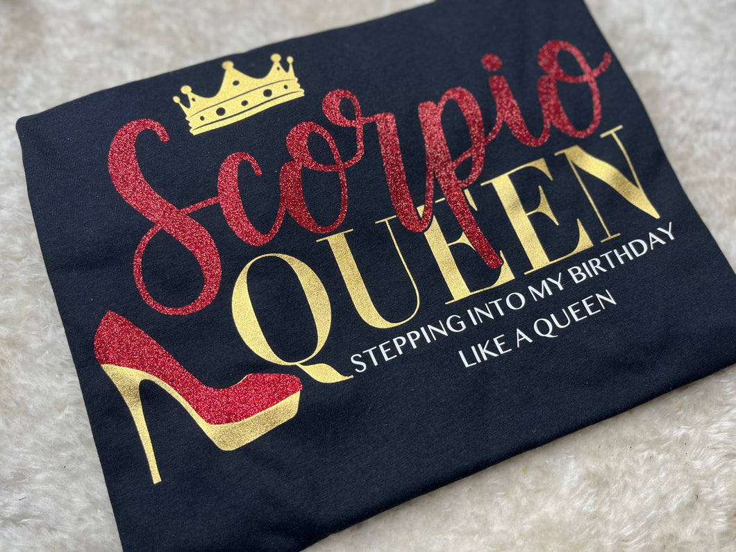 Scorpio Queen Birthday Shirt